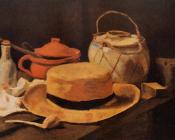 文森特 威廉 梵高 : 黄帽子静物